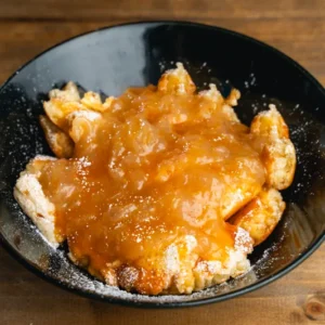 Fejedelmi morzsa desszert, saját szósszal